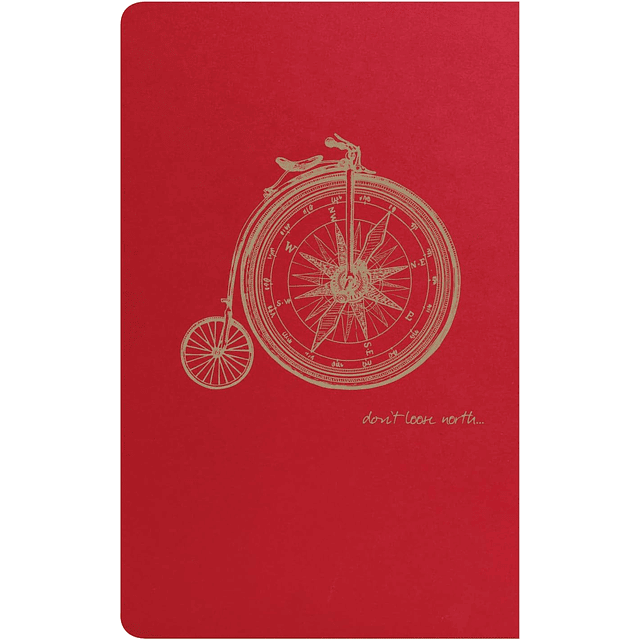 Cuaderno de líneas "Flying Spirit" ( 3 tamaños ) Rojo