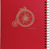 Cuaderno de líneas "Flying Spirit" A5 60 Hojas - Rojo