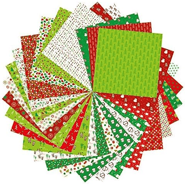 Pack Origami - 20 x 20 cm - "Navidad"