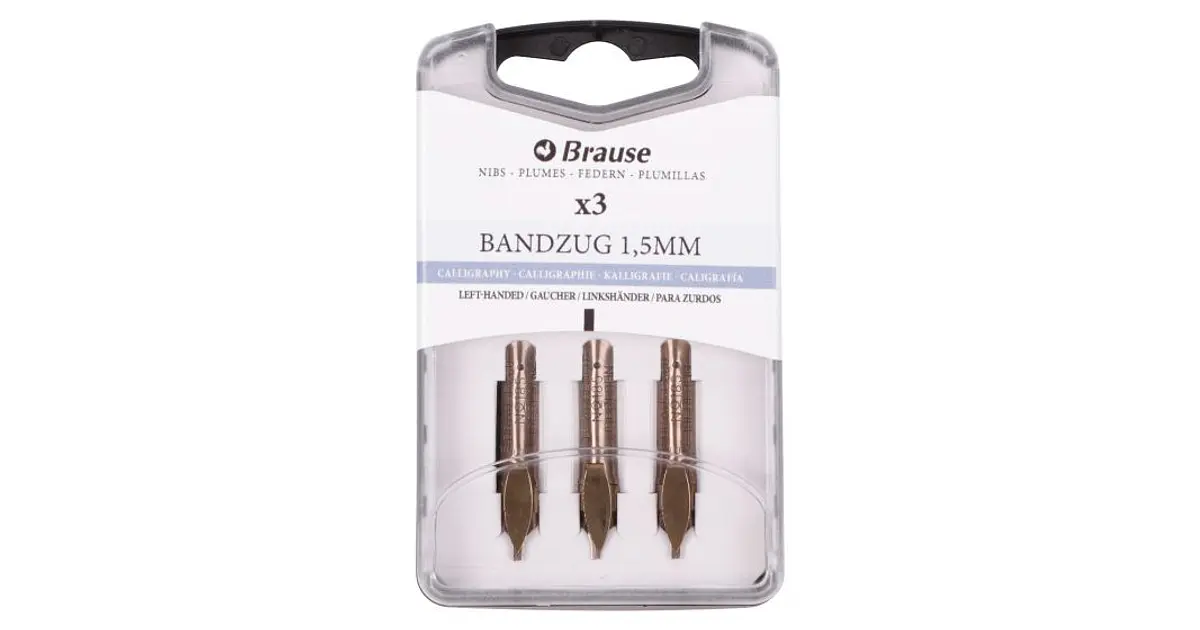 Clairefontaine Brause 318015B - Pack of 3 Bandzug 1.5 mm Metal Nibs : Buy Online at Best Price in KSA - Souq is now