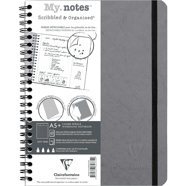 My.Notes A5+ - Gris