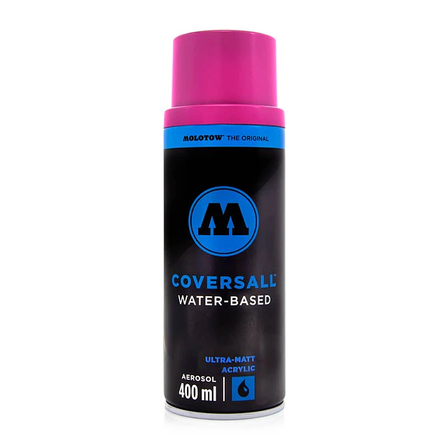 Molotow Coversall Acrylic Spraydose – Wasserbasiert, 400 Ml, Farbe 019 Burgunder
