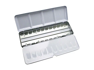 Estuche vacío para acuarela 24 medias pastillas
