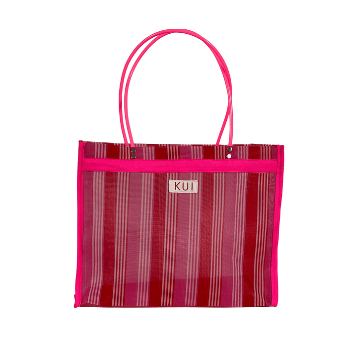 Bolsa del Mandado M - Rosa y Rojo 1