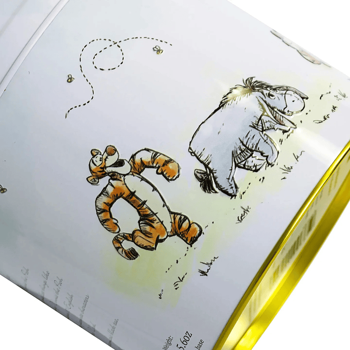 Lata de té redonda de Winnie The Pooh 5