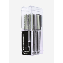 BrushmarkerPRO | 12 Grey Colours Set