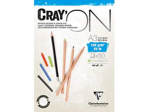 Bloc dibujo Cray'ON Encolado 50 hojas 120 g - A3
