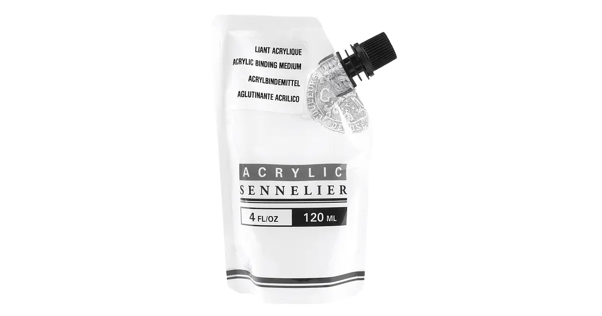 Sennelier – Medium Legante Acrilico 120 Ml – Finitura Satinata, Trasparente, Per Mischiare Pigmenti E Come Sottostrato - 5