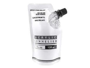 Sennelier Abstract - 120 ml - Barniz brillante y medio 120ml