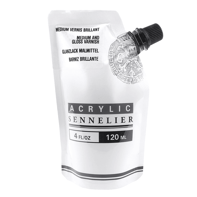 Sennelier Abstract - 120 ml - Barniz brillante y medio 120ml