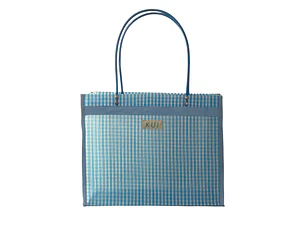 Bolsa del Mandado M - Día de Jardín - Celeste