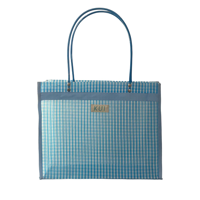 Bolsa del Mandado M - Día de Jardín - Celeste 1