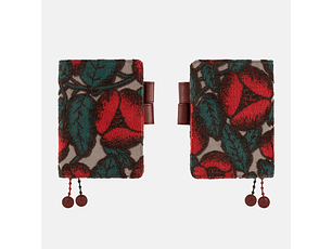 minä perhonen jardin (rojo) Tamaño A6 (se adapta al planner original)