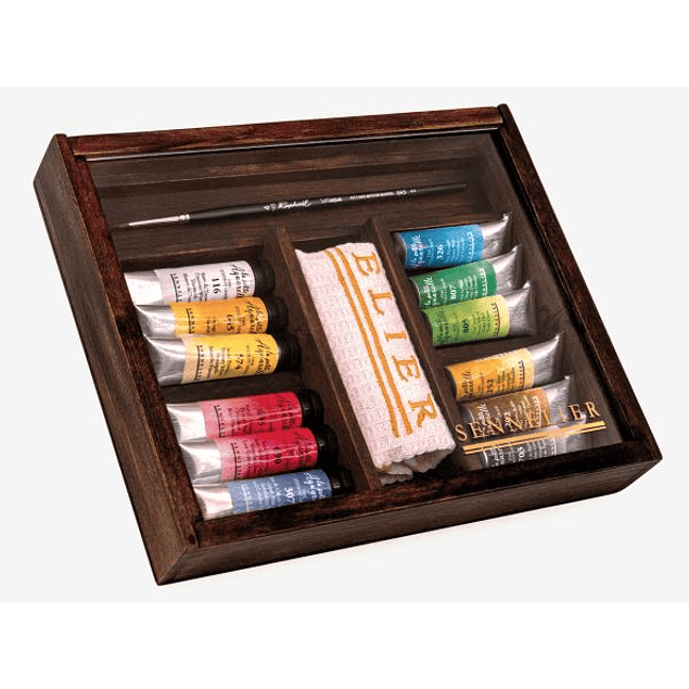 CAJA DE ACUARELAS SENNELIER - 12 TUBOS 10ML + Pincel