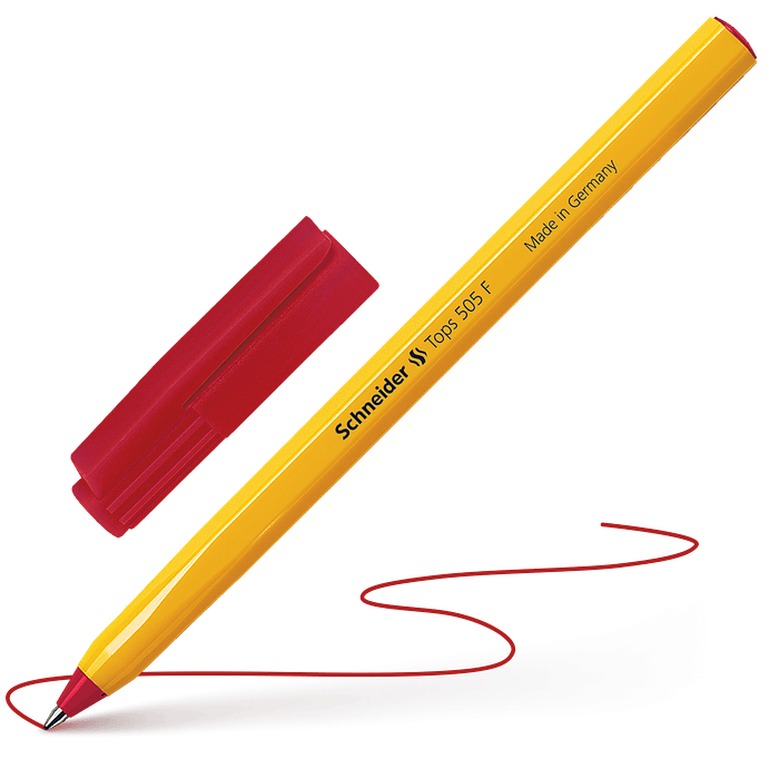 Bolígrafo Tops 505, Rojo 1