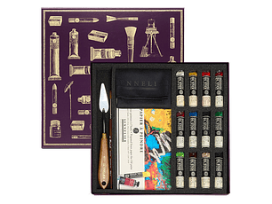 Sennelier Oil Stick Mini – Set de regalo de 12 colores