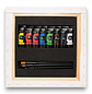 Kit de Acrílicos Campus Fine con Lienzo Listo para Pintar, 8 Tubos (21 ml) + 3 Pinceles - thumbnail 2