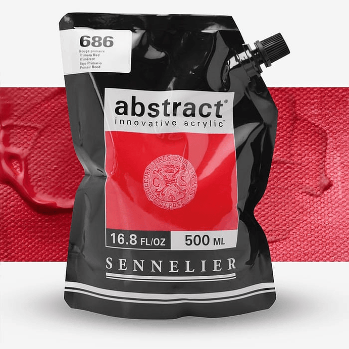 500 ml - Primary Red - 686 1