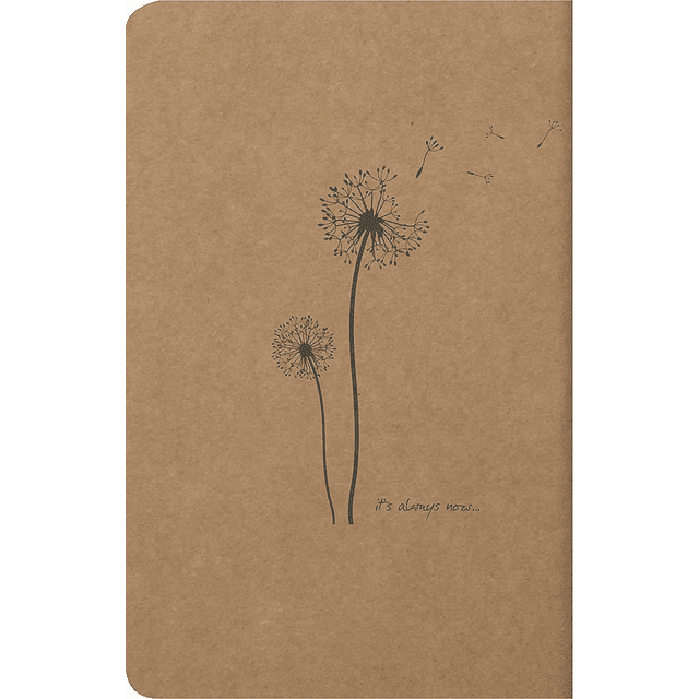 Flying Spirit – Cuaderno líneas 11 x 17 cm, 96 páginas, marfil 90g Kraft