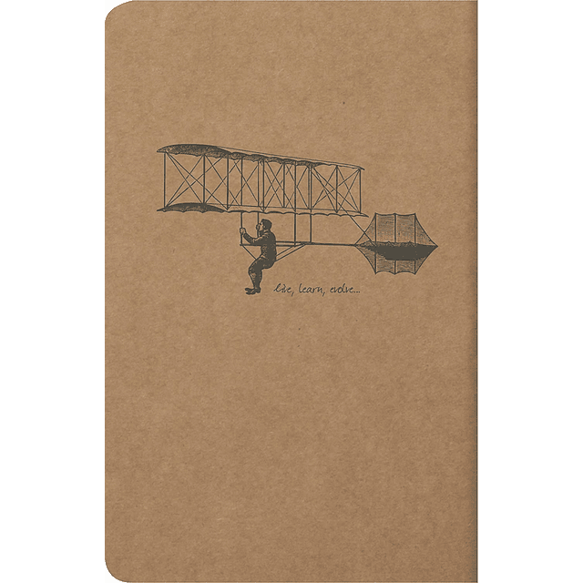 Cuaderno de líneas "Flying Spirit" ( 3 tamaños ) Kraft