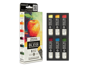 Set Óleo en Barra mini 6 Colores 12ml. MANZANA BICOLOR