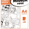 Papel Manga Multi-Técnica con hojas en blanco (2 tamaños)