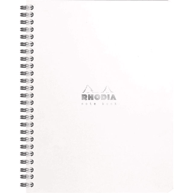 Cuaderno Doble Espiral - 16 x 21 cm - (Blanco)