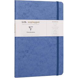 Clairefontaine Age A5 Roadbook Bag, Líneas, 128 páginas, Azul