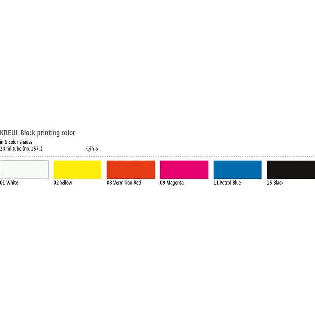 KREUL Pintura para estampar con Linol (Colores)