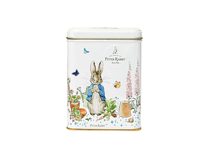 Lata de té con retrato de Peter Rabbit 40 bolsitas de English Breakfast