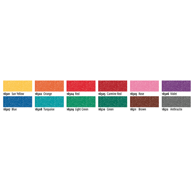 Marcador para Vidrio y Porcelana - Glitter (12 Colores)