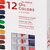 KREUL el Greco Óleos - ﻿Set de 12 colores