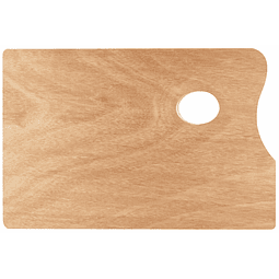 SOLO GOYA Paleta de madera - rectangular