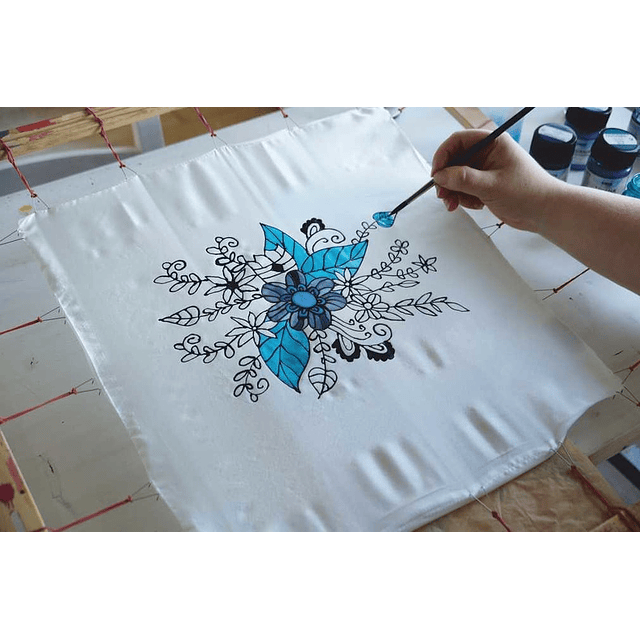 Pintura Textil y Seda Javana 50 ml (48 tonos)