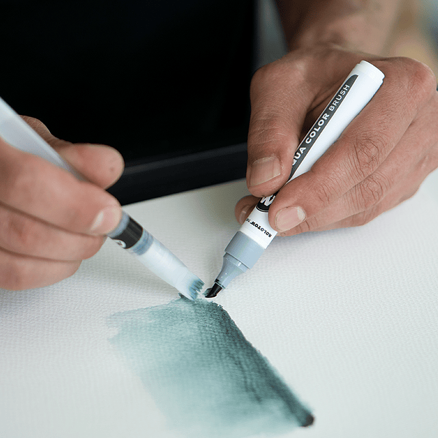 Brush Pen - Aqua Color Brush (Colores)