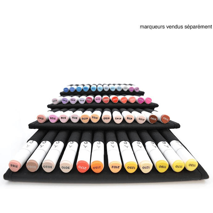 ESTUCHE VACÍO DE ALMACENAMIENTO PARA 48 MARCADORES A BASE DE ALCOHOL  3