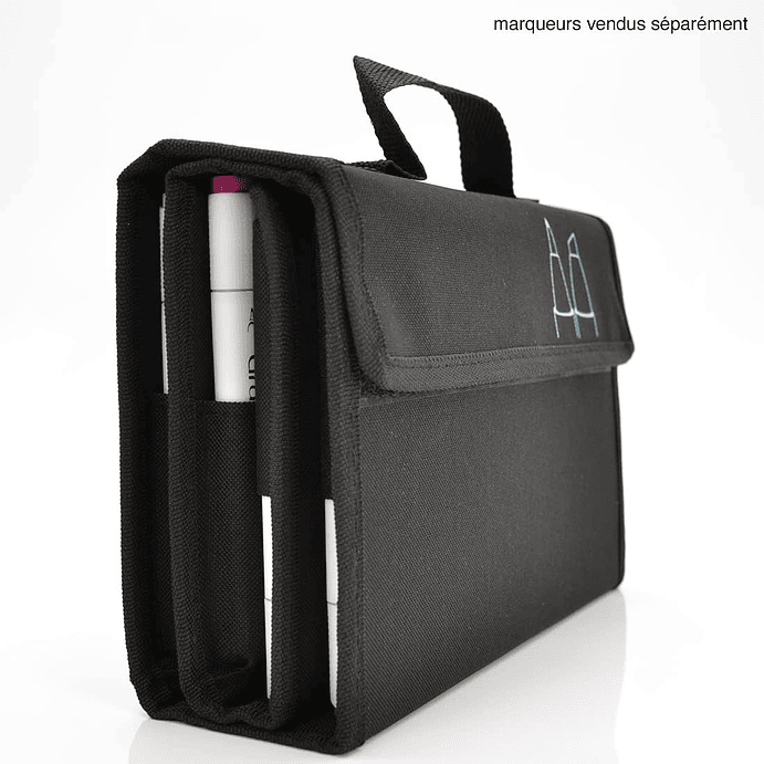 ESTUCHE VACÍO DE ALMACENAMIENTO PARA 48 MARCADORES A BASE DE ALCOHOL  4