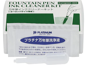 Kit limpiador de tinta de pluma estilográfica (tamaño estandar)