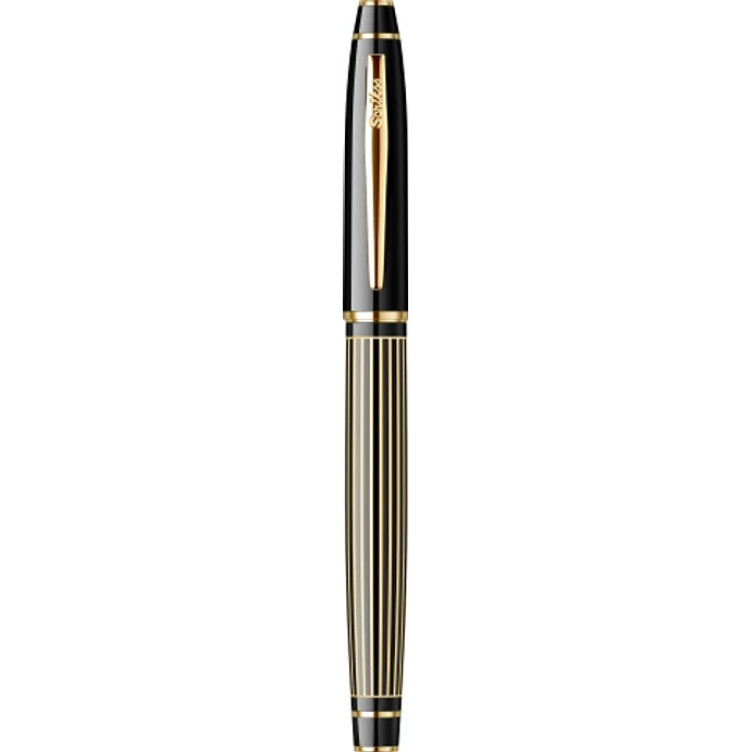 Pluma estilográfica Noble 35L negra y dorada en estuche de lujo. 2