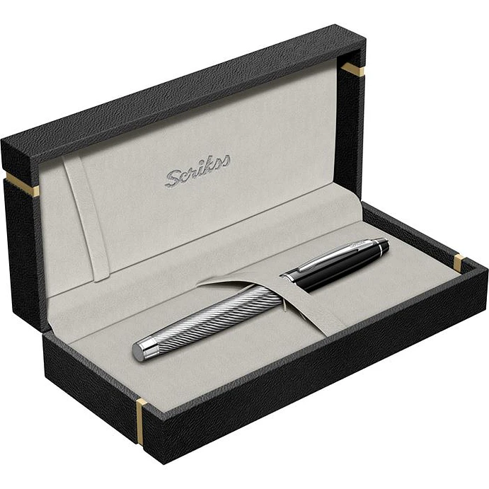 Pluma estilográfica Noble 35C, cromo negro. 5