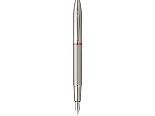 Pluma estilográfica Noble 35, plumín M, titanio mate.