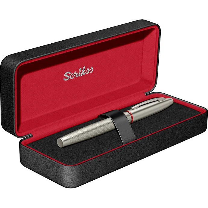Pluma estilográfica Noble 35, plumín M, titanio mate. 5