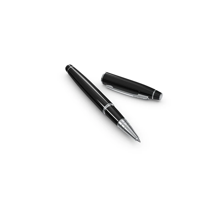 Bolígrafo Noble 35 Roller, acabado cromado negro 5