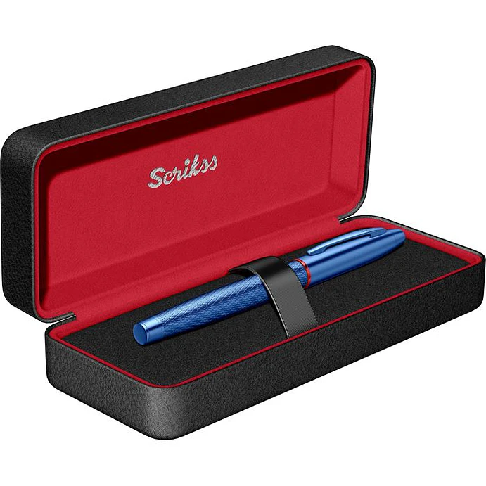 Bolígrafo Noble 35 Roller azul metálico 7