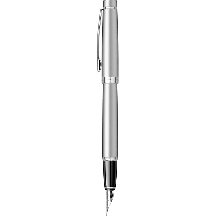 Pluma estilográfica Honour 38, plumín M, acabado cromado mate 2