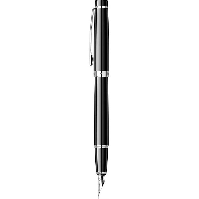 Pluma estilográfica Honour 38, plumín M, cromo negro 2
