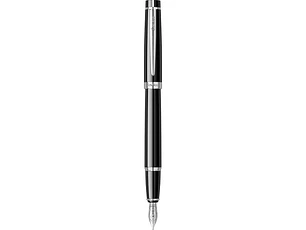 Pluma estilográfica Honour 38, plumín M, cromo negro