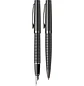 Juego de pluma estilográfica y bolígrafo Honour 38, plumín M, negro mate. - Miniatura 2
