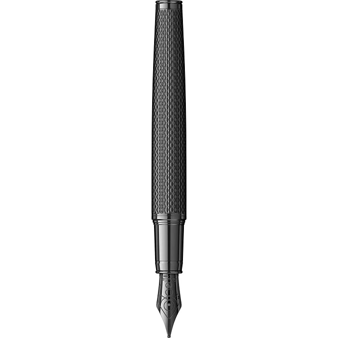 Pluma estilográfica 390 con plumín M, color negro mate. 4