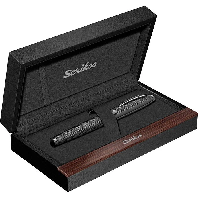 Bolígrafo roller 390 negro mate 5